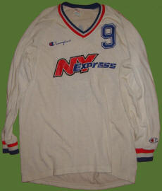 Express 86-87 Road Jersey Ricky Davis