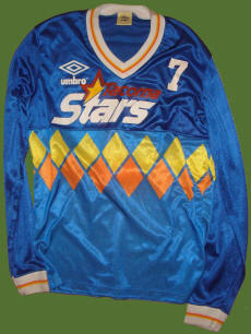 Stars 86-87 Home Jersey Steve Zungul