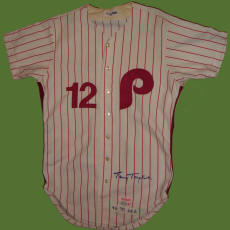 Phillies 75 Home Jersey Tony Taylor