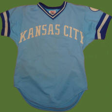 Royals 74 Road Jersey Fred Patek