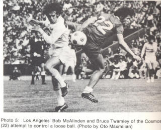 NASL Soccer Los Angeles Aztecs 75 Home Back Bob McAlinden