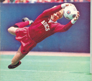 Aztecs 77-78 Goalie Bob Rigby