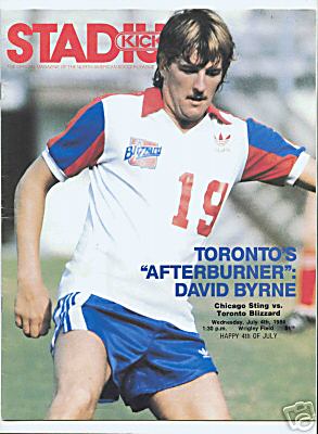 NASL Toronto Blizzard 1983 Home David Byrne