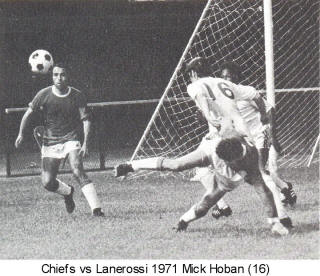 Chiefs Lanerossi 1971 Home Back Mick Hoban