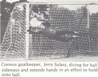 NASL Soccer New York Cosmos 73 Goalie Jerry Sularz
