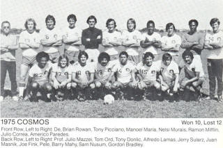 NASL Soccer New York Cosmos 1975 Home Team