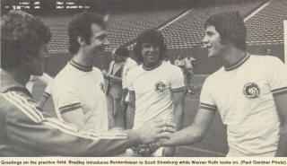 New York Cosmos 77 Practice Beckenbauer, Roth, Strasburg.jpg