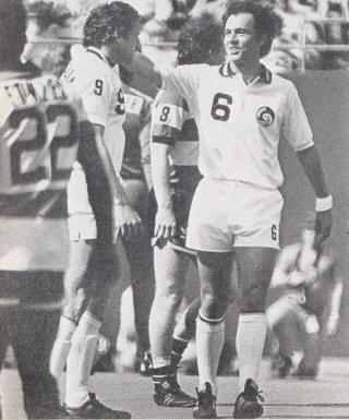 Ft. Lauderdele Strikers New York Cosmos 1979 Home Franz Beckenbauer Colin Fowles