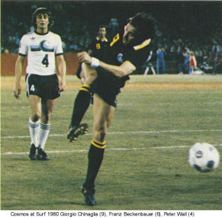 NASL New York Cosmos Surf 1980 Road Giorgio Chinaglia Peter Wall, Franz Beckenbauer
