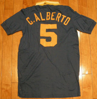 Cosmos 80 Road Jersey Carlos Alberto Back