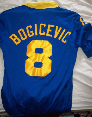 NASL Soccer New York Cosmos 81-84 Road Jersey Vladislav Bogicevic Back