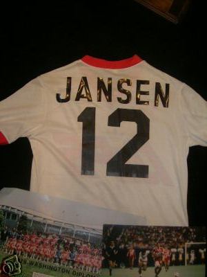 NASL Soccer Washington Dips 80 Home Jersey Wim Jansen 79 Style Back