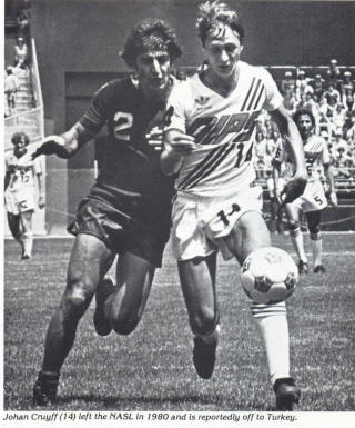 NASL Washington Dips Cosmos 1980 Home Johan Cruyff 3