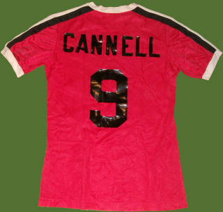 NASL Washington Dips 81 Road Jersey Paul Cannell Back