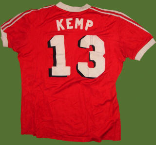 NASL Soccer San Jose Earthquakes 76 Road Jersey Davie Kemp'