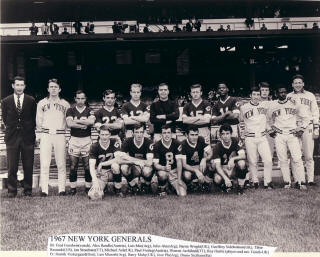 New York Generals 1967 Team Photo