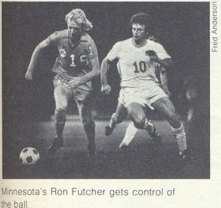 NASL Soccer Minnesota Kicks 76-77 Road Ron Futcher