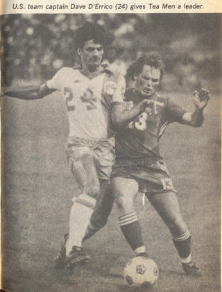 San Jose Earthqaukes Minnesota Kicks 1977 Home Dave D'Errico, Davie Kemp