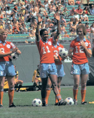 NASL Soccer Minnesota Kicks 1978 Road Moran,Ntsoelengoe, Want, George, Sting