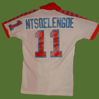 NASL Minnesota Kicks 78-79 Home Jersey Ace Ntsoelengoe Back