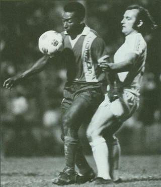 NASL Soccer Rochester Lancers 1975 Charlie Mitchell, Cosmos Pele