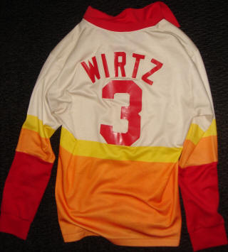 Blast 82-83 Road Jersey Heinz Wirtz Back