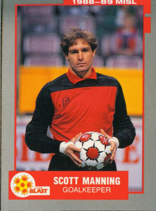 Blast 87-88 Goalie Scott Manning