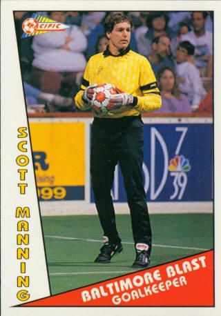 Blast 90-91 Goalie Scott Manning