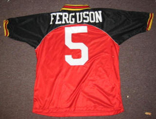 Crunch 89-90 Home Jersey Drew Ferguson Back