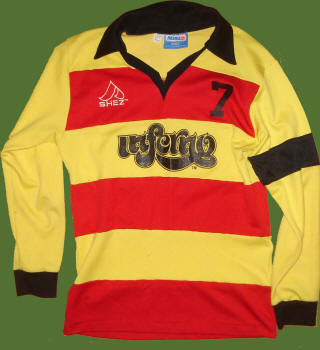 Inferno 81-82 Home Jersey Steve David