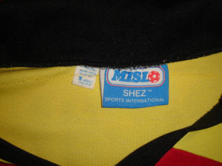 Inferno 82-83 Home Jersey Steve David Shez Tag