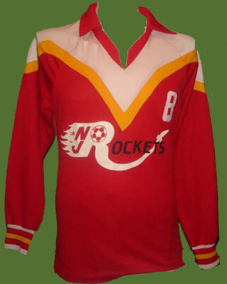 MISL New Jersey Rockets 81-82 Home Jersey Brian Alderson