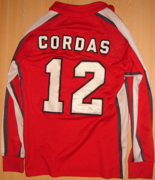 Stallions 82-83 Home Jersey Charlie Cordas Back