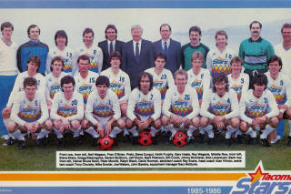 Tacoma Stars 1985-86 Home Team Photo