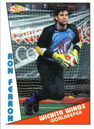 Wings 90-91 Goalie Ron Fearon