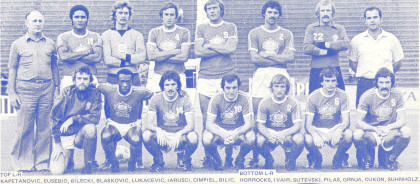 NASL Toronto Metros-Croatia 1977 Road Team
