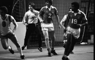 Rogues 79-80 Indoor Road Bobby Thomson, Houska, St. Lot, Roughnecks 80-01-17