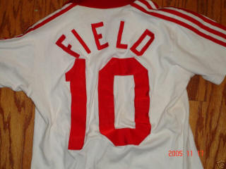 Rogues 80 Home Jersey Tony Field Back