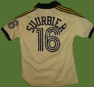 Roughnecks 84 Home Jersey Wim Suurbier Back