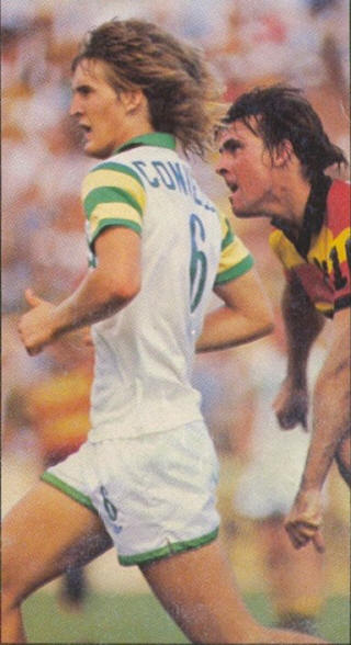 NASL Tampa Bay Rowdies 77 Home Back Mike Connell Strikers