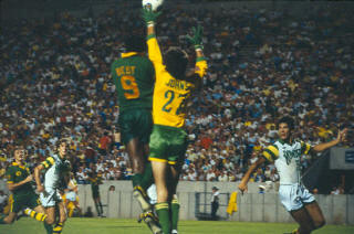NASL Soccer Portland Timbers at Rowdies 78 Goalie Back Nicky Johns Clyde Best