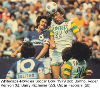 NASL Tampa Bay Rowdies 79 Home Barry Kitchner Whitecaps Roger Kenyon