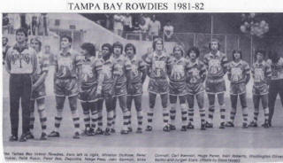 Tampa Bay Rowdies 81-82 Road Indoor Team