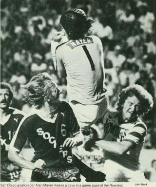 NASL Soccer San Diego Sockers 1978 Road Laszlo Harsanyi, Rowdies
