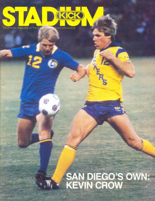 NASL Soccer San Diego Sockers 83-84 Home Kevin Crow