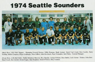 NASL Soccer Seattle Sounders 74 Road Team
