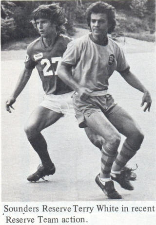 NASL Soccer Seattle Sounders 77 Road Terry White