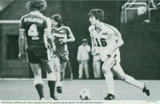 NASL Soccer Seattle Sounders 1982 Home Jeff Stock, Earthquakes