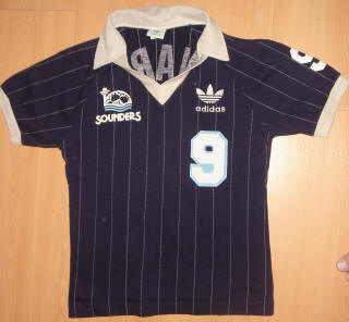 Sounders 83 Road Jersey Peter Ward
