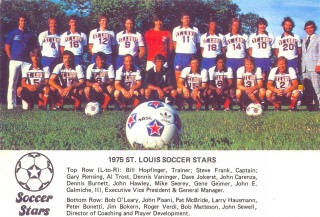 St. Louis Stars 1975 Home Team